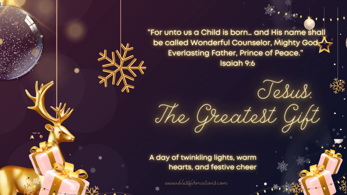 Celebrate the birth of Jesus Christ